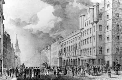 The Trongate of Glasgow by Scottish School